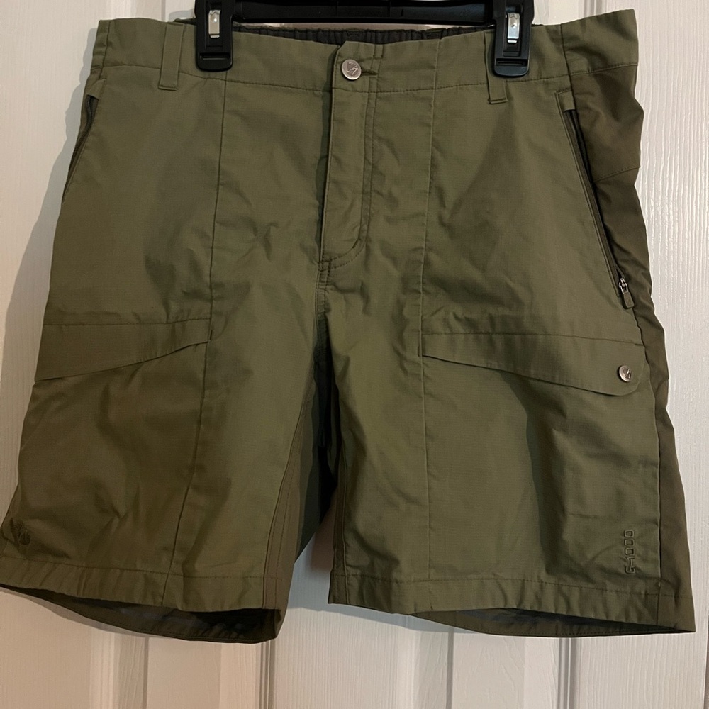 Womens Olive Fjallraven Shorts